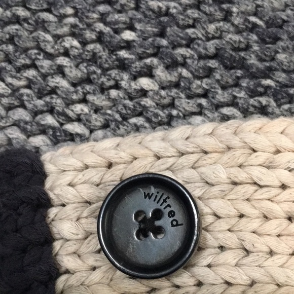 WILFRED Free Cotton Bottom Up Chunky knitted Cardigan Size XS - Picture 8 of 11